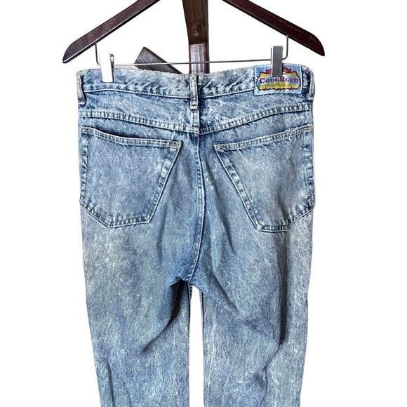 VTG 80s Code Bleu Distressed Japanese Denim 33X34 - Picture 5 of 9